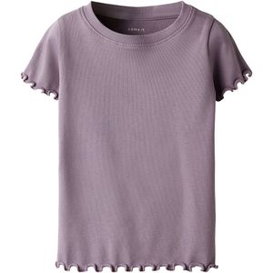 Name It T-Shirt - Rib - NmfHelma - Elderberry - Name It - 3 jaar (98) - T-Shirts