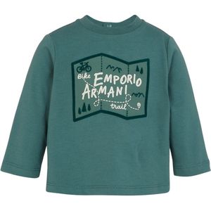 Emporio Armani Blouse - Silver Pijn m. Print - Emporio Armani - 12 mnd - Shirts