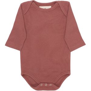 Monsieur Mini Romper l/s - Wafel - Zonnebrand - Monsieur Mini - 3-6 mnd - Romper L/S