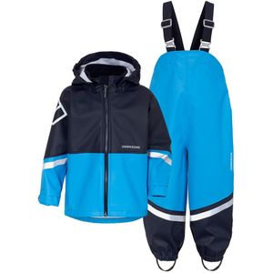 Didriksons Regenkleding m. Bretellen - Waterman - Scherp Blue/Na - Didriksons - 80 - Regenkleding