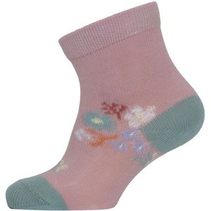 Melton Sokken - Kleine bloemen - Alles Roze - Melton - 15/16 - Sokken