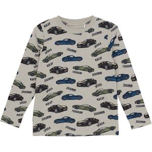 Minymo Blouse - AOP - Oxford Tan - Minymo - 5 jaar (110) - Shirts