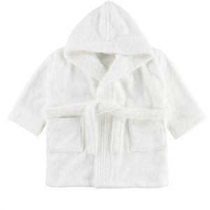 Nørgaard Madsens Badjas - Badstof - Wit - Nørgaard Madsens - 4 jaar (104) - Badjas