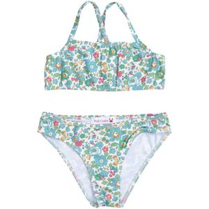 Petit Crabe Bikini - Louise - UV50+ - Betsy m. Bloemen - Petit Crabe - 3-4 jaar (98-104) - Bikinis