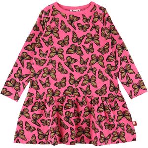 DYR-Cph Jurk - Dyrzanzi - Dk Brick Flutter - DYR - 2 jaar (92) - Jurk