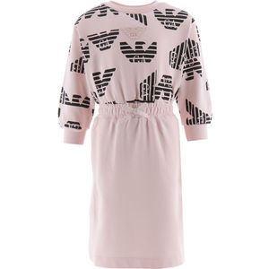 Emporio Armani Sweatjurk - Roze/zwarte m. logo's - Emporio Armani - 4 jaar (104) - Jurk