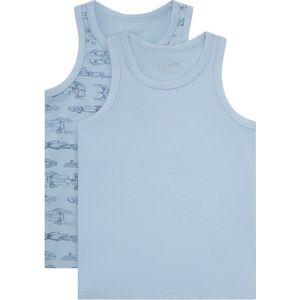 CeLaVi Onderhemden - 2-pack - Ashley Blue m. Raceauto's - CeLaVi - 110 - Onderhemd