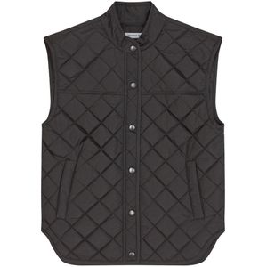 Designers Remix Gewatteerd Vest - Braga - Zwart - Designers Remix - 12 jaar (152) - Donsvest