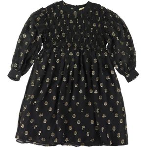 Stella McCartney Kids Jurk - Zwart/Goud - Stella McCartney Kids - 6 jaar (116) - Jurk