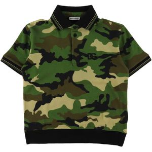 Dolce & Gabbana Polo - Herboren om te leven - Camouflage - Dolce & Gabbana - 6 jaar (116) - Polo