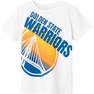 NBA T-Shirt - NkmOlfert NBA - Bright White - Name It - 6 jaar (116) - T-Shirts
