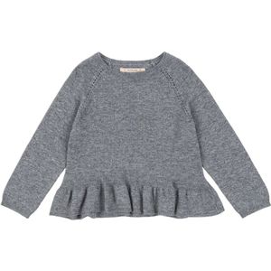 Konges Sløjd Blouse - Gebreid - Cathy - Grijs Gevlekt - Konges Sløjd - 1 jaar (80) - Shirts