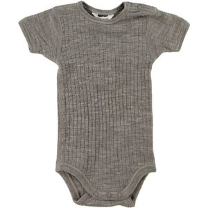 Joha Romper s/s - Wol - Bruin Gevlekt - Joha - 50 - Romper S/S