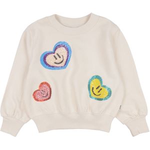 Molo Trui - Marge - Pailletten Hearts - Molo - 14 jaar (164) - Sweatshirt