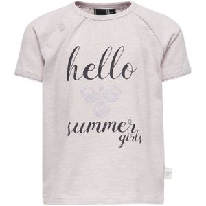 Hummel T-Shirt - HMLKaya - Licht Lavendel m. Tekst - Hummel - 56 - T-Shirts