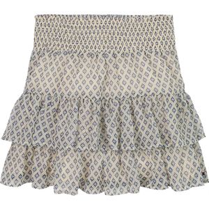 Tommy Hilfiger Rok - Geo Pattern - Desert Zand Dune - Tommy Hilfiger - 6 jaar (116) - Rok