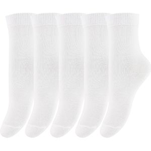 Minymo Sokken - 5-pack - Wit - Minymo - 15/18 - Sokken