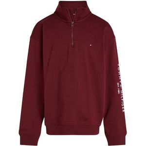 Tommy Hilfiger Sweatshirt - U Essential - Halve ritssluiting - D - Tommy Hilfiger - 8 jaar (128) - Sweatshirt