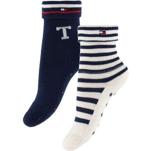 Tommy Hilfiger Sokken - 2-pack - Tommy Original/Wit - Tommy Hilfiger - 15/18 - Sokken