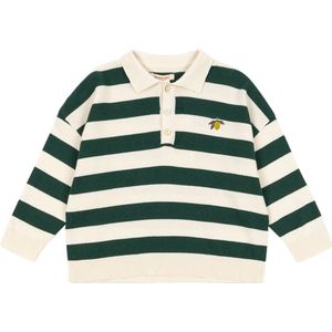 Konges Sløjd Poloshirt - Manis - Gebreid - Pine Grove Stripe - Konges Sløjd - 74 - Shirts