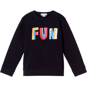 Stella McCartney Kids Sweatshirt - Fun - Zwart - Stella McCartney Kids - 2 jaar (92) - Sweatshirt