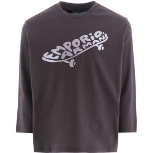 Emporio Armani Blouse - Bruin/Zilver - Emporio Armani - 6 jaar (116) - Shirts