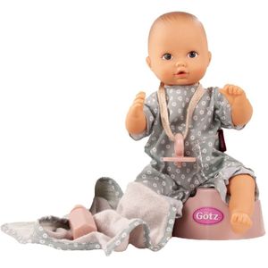 Götz Babypop 33cm Bad en Plaspop Inclusief Speentje en Potje