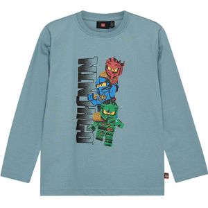 LEGO® Wear Ninjago Blouse - LwTaffy - Blauw - LEGO® Wear - 4 jaar (104) - Shirts