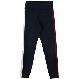 Tommy Hilfiger Leggings - Global Stripe Sport - Desert Wolk - Tommy Hilfiger - 14 jaar (164) - Leggings