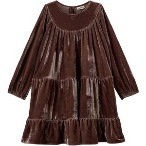Sofie Schnoor Jurk - Fluweel - SelineSB - Bruin - Sofie Schnoor - 3 jaar (98) - Jurk