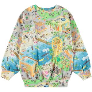 Molo Sweatshirt - Monti - Pixelcation - Molo - 8 jaar (128) - Sweatshirt