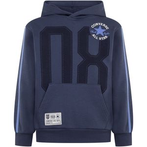Converse Hoodie - Converse Navy m. Print - Converse - 12-13 jaar (152-158) - Hoodie