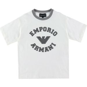 Emporio Armani T-Shirt - Wit/Grijs - Emporio Armani - 12 jaar (152) - T-Shirts
