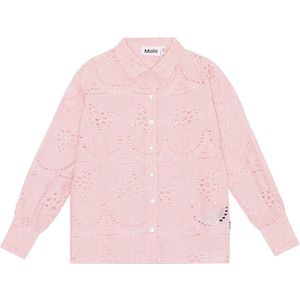 Molo Overhemd - Runa - Candy Floss m. Pointelle - Molo - 11-12 jaar (146-152) - Overhemd