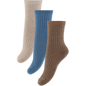 Konges Sløjd Sokken - 3-pack - Rib - Sleet Mix - Konges Sløjd - 17/18 - Sokken