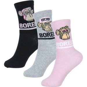 LMTD Sokken - 3-pack - NlfAbrissi - Black/Black - LMTD - 37/39 - Sokken