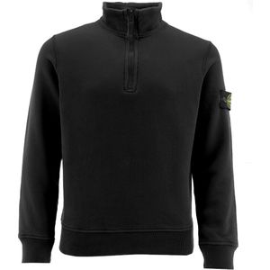 Stone Island Sweatshirt m. Rits - Zwart - Stone Island - 8 jaar (128) - Sweatshirt