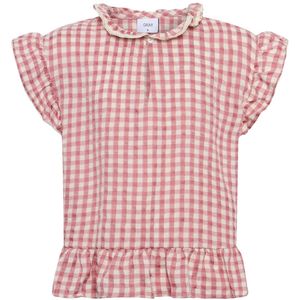 Grunt Top - GrArte - Roze/Wit Geruit - Grunt - 8 jaar (128) - Tanktop