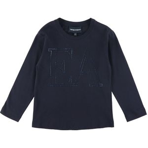 Emporio Armani Blouse - Navy m. Strass - Emporio Armani - 10 jaar (140) - Shirts