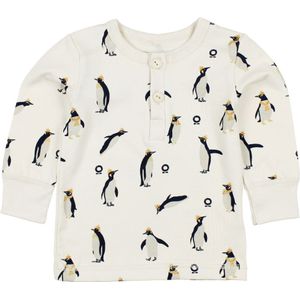 Katvig Blouse - Creme m. Pinguïns - Katvig - 68 - Shirts