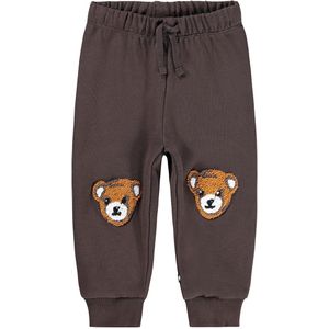 Molo Joggingbroek - Simeon - Teddy Friend - Dark Cocoa - Molo - 1 jaar (80) - Joggingbroek