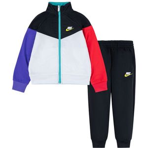 Nike Trainingspak - Cardigan/Broek - Blocked - Zwart/Multicolour - Nike - 12 mnd - Trainingspak