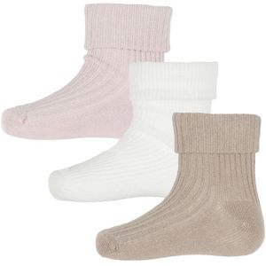 Minymo Sokken - 3-pack - Rib - Shell - Minymo - 11/14 - Sokken