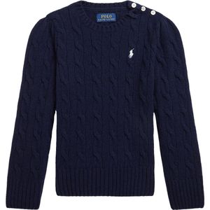 Polo Ralph Lauren Blouse - Wol - Navy - Polo Ralph Lauren - 3 jaar (98) - Shirts