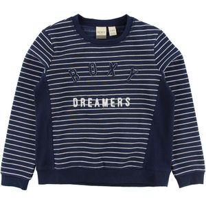 Roxy Sweatshirt - Navy m. Strepe/Logo - Roxy - 12 jaar (152) - Sweatshirt