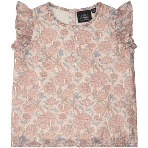 Petit by Sofie Schnoor Top - Ella - Roze m. Bloemen - Sofie Schnoor - 68 - Tanktop