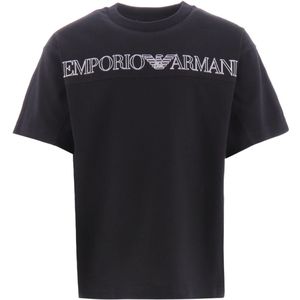 Emporio Armani T-Shirt - Zwart - Emporio Armani - 10 jaar (140) - T-Shirts