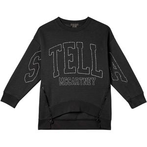 Stella McCartney Kids Sweatshirt - Zwart m. Wit - Stella McCartney Kids - 10 jaar (140) - Sweatshirt