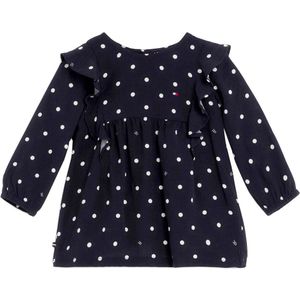 Tommy Hilfiger Jurk - Baby Jurk - Desert Lucht - Tommy Hilfiger - 1 jaar (80) - Jurk