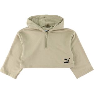 Puma Hoodie - Bijgesneden - Groen - Puma - 14 jaar (164) - Hoodie